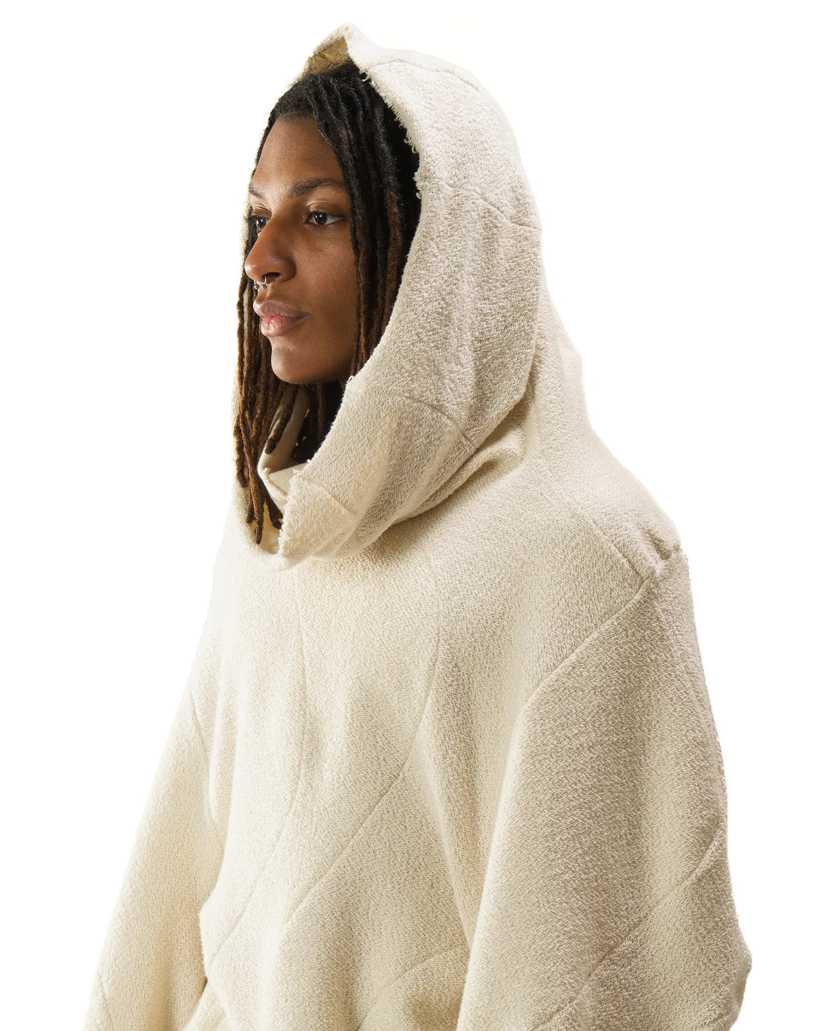 UNDYED REVERSIBLE POST HUMAN SWEATER