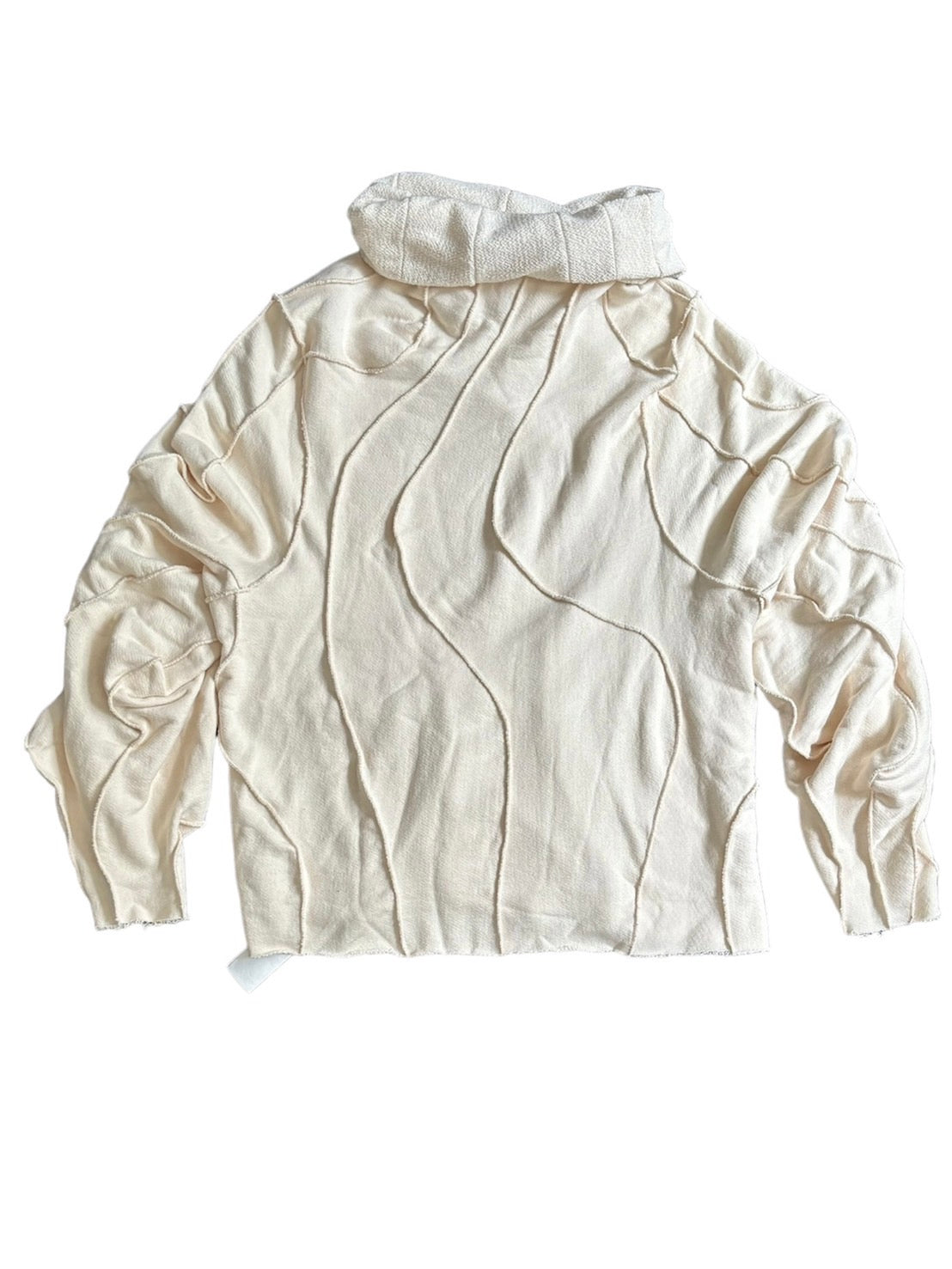 UNDYED REVERSIBLE POST HUMAN SWEATER