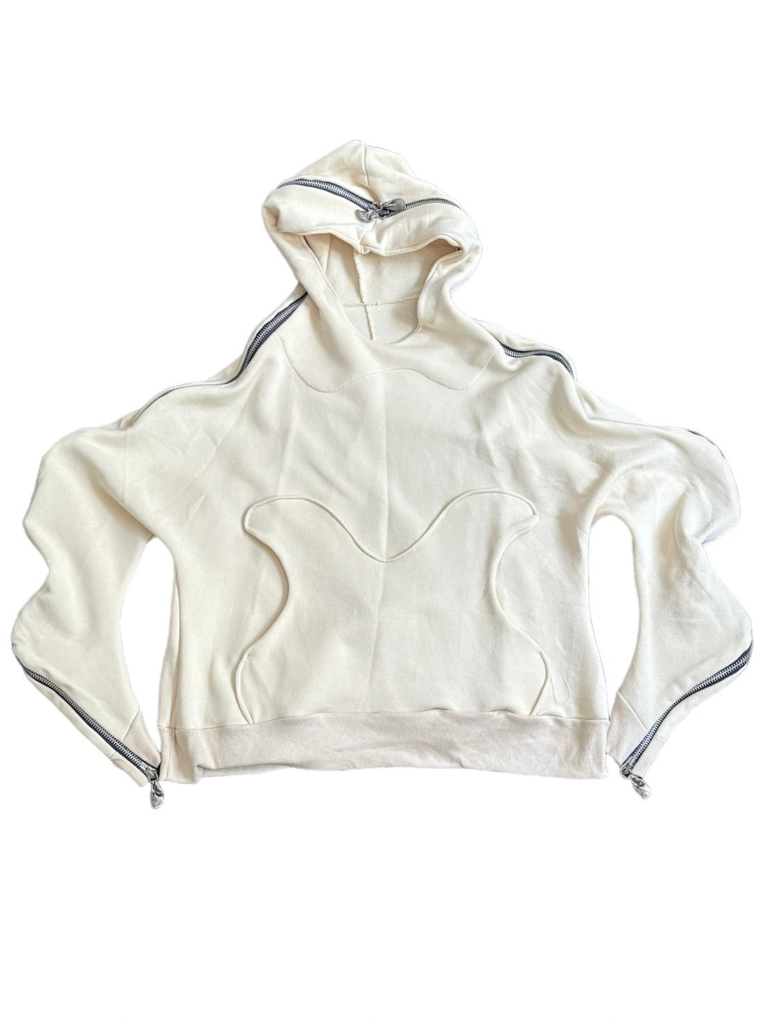 UNDYED METAMORPHIC BUBBLE HOODIE