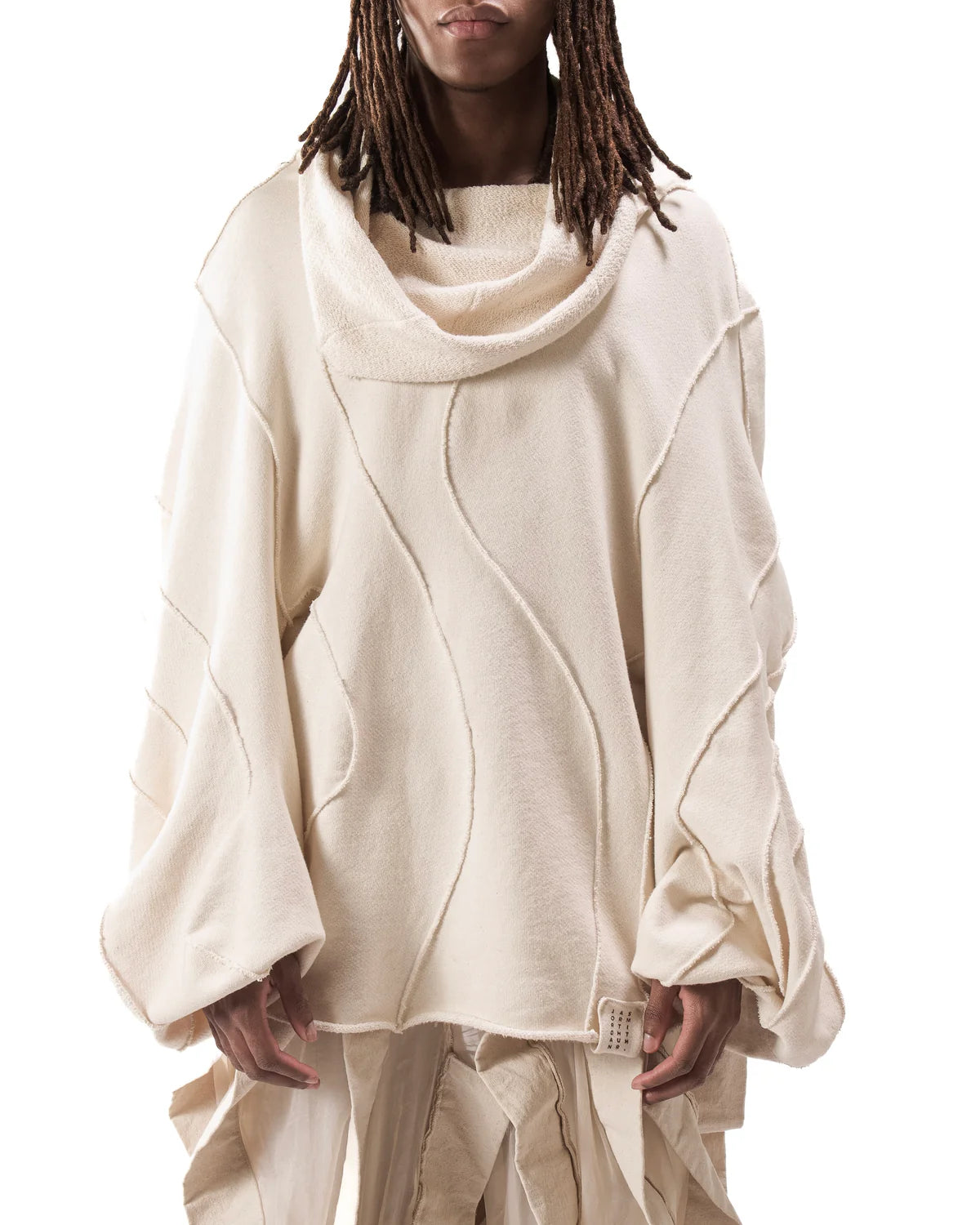 UNDYED REVERSIBLE POST HUMAN SWEATER