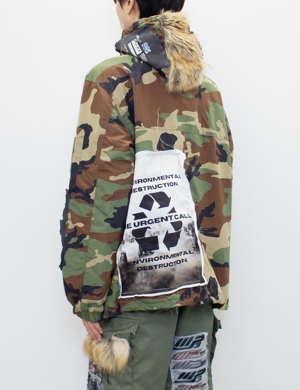 Camo pullover