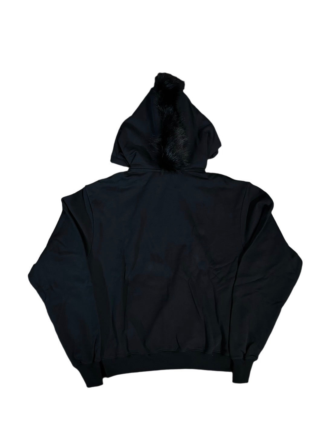 P.L.N. KRANKE WELT HOODIE W FUR STRIP