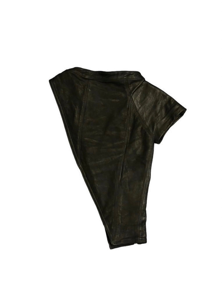 P.L.N. Leather Half Vest