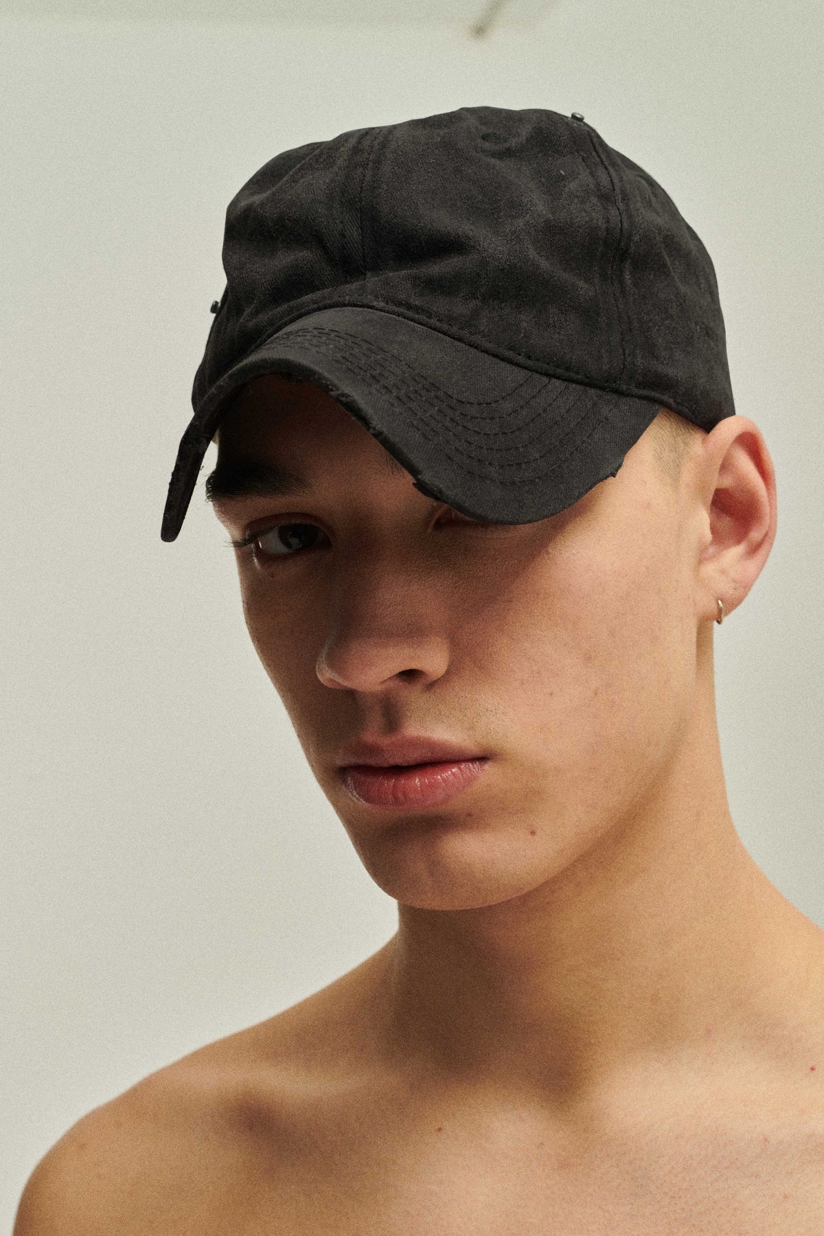 P.L.N. Oilskin Cap Black