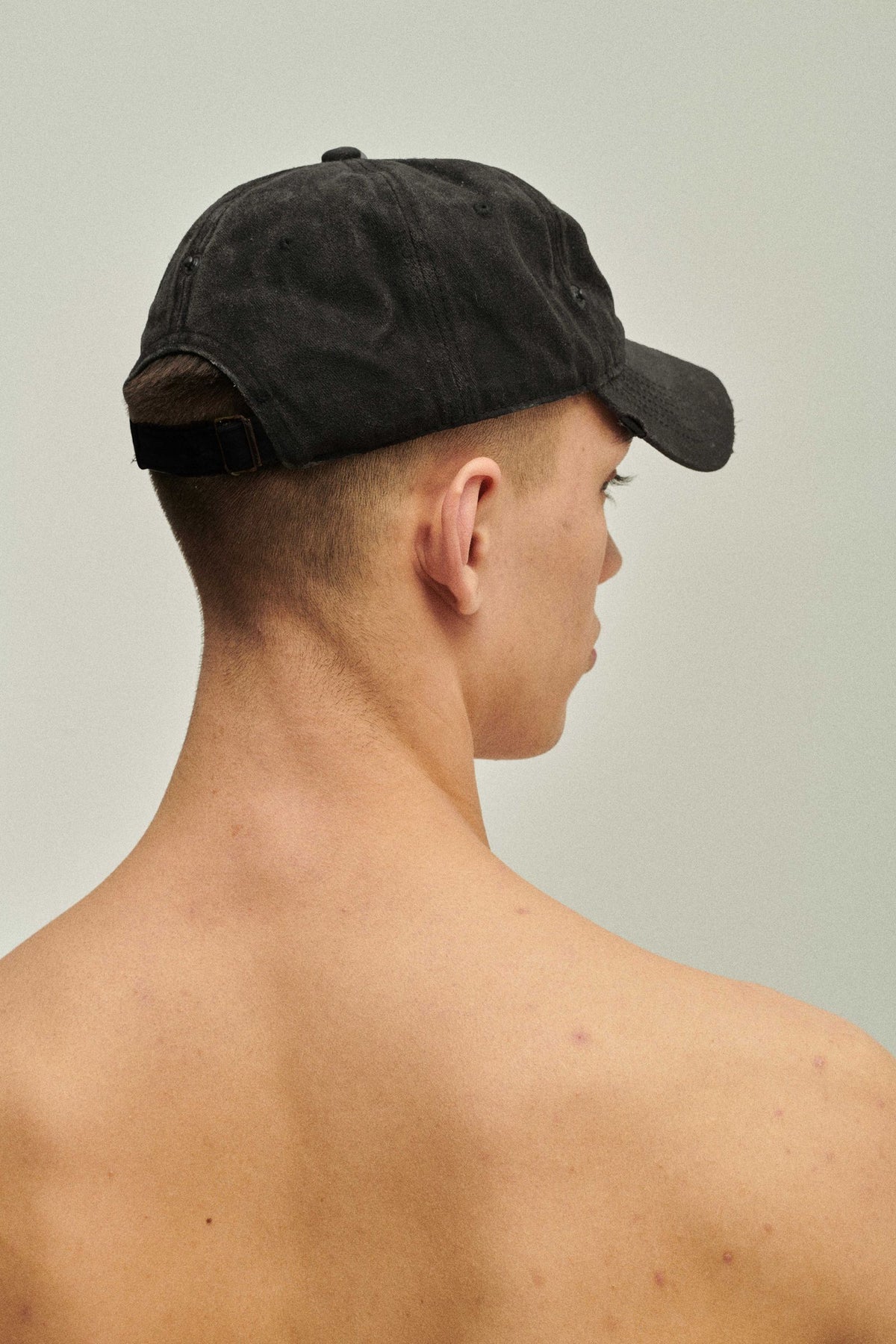 P.L.N. Oilskin Cap Black