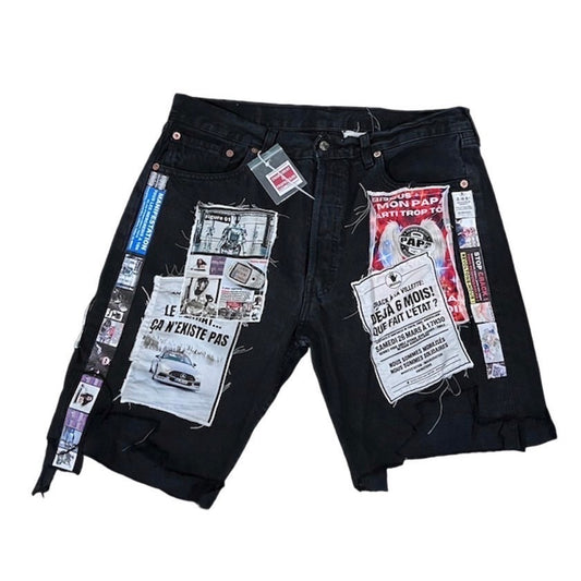 Vintage Levi’s 501- digital prints - polyester